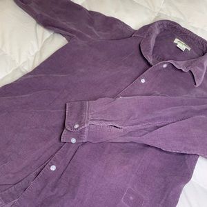 Eddie Bauer Corduroy Button Up Jacket